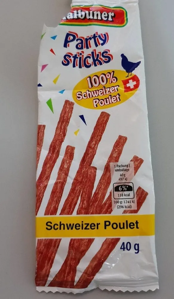 Party Sticks (poulet), Fleisch