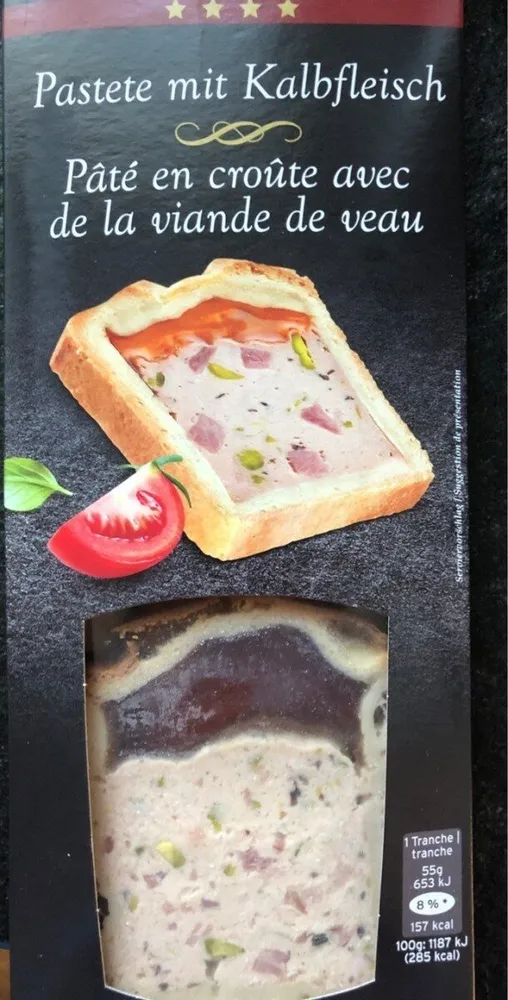 Pâté en croute avec viande de veau