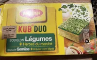 Kub Duo Bouillon légumes + Herbes du marché