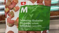 Rhubarbe suisse non sucrée