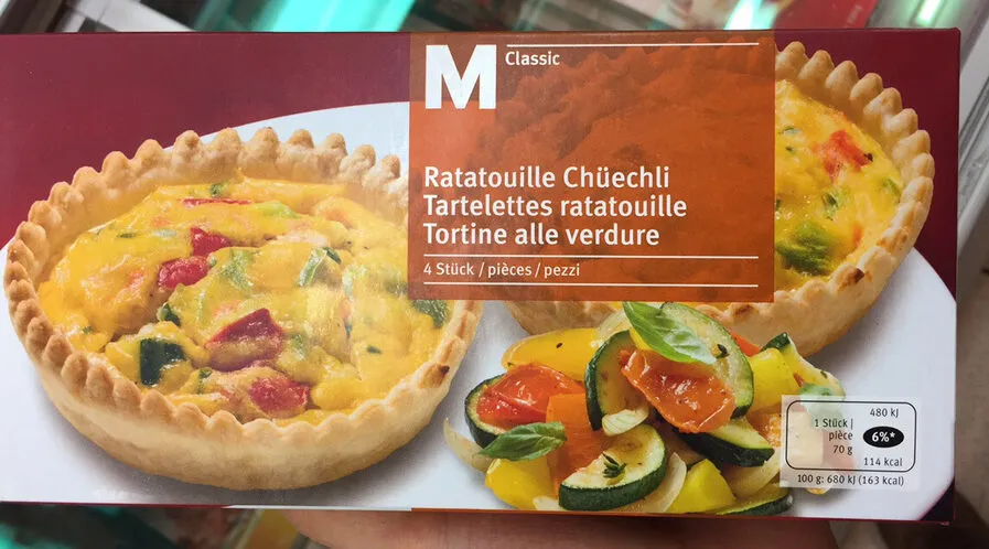 Tartelettes ratatouille