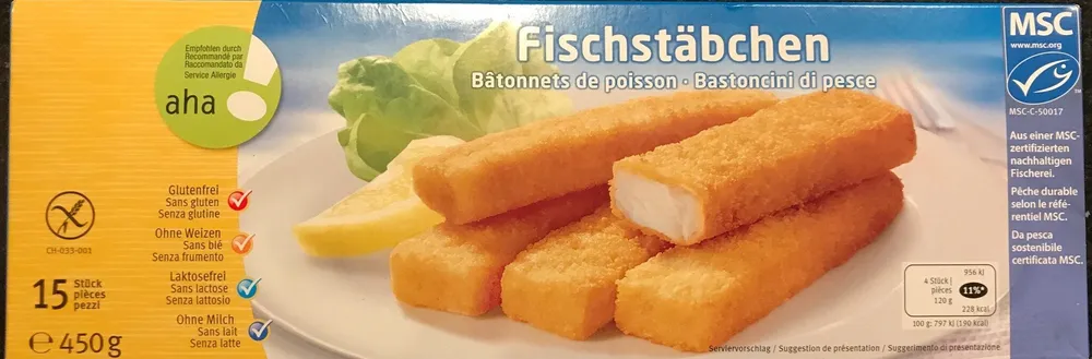 Bâtonnets de poisson