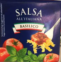 Mit italienischer Basilikumsauce