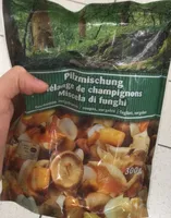 Mélange de champignons coupés surgelés