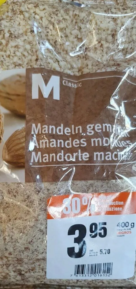 Mandeln gemahlen