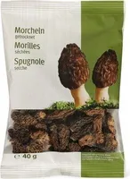 Chapeaux de morilles séchés