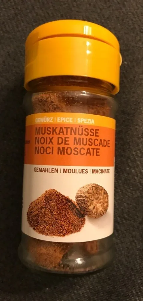 Muskatnüsse gemahlen