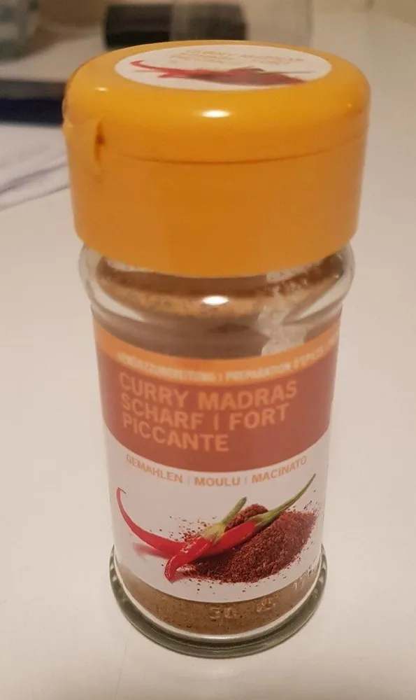 Curry Madras Scharf / fort