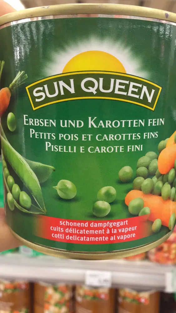 Petits pois et carottes fins
