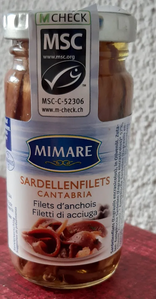 Filets d'anchois