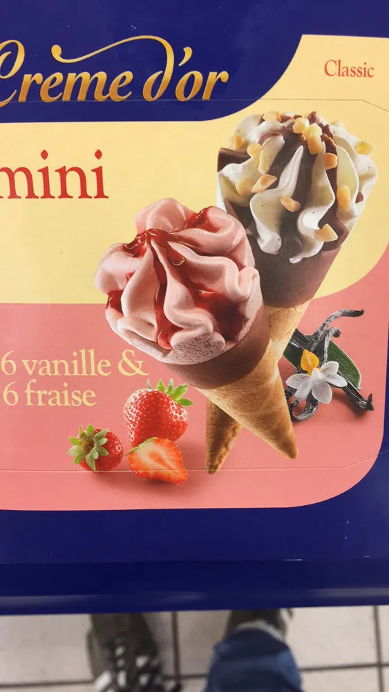 Classic mini 6 vanille & 6 fraise