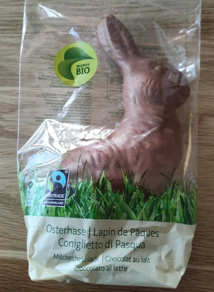 Lapin de Pâques BIO - chocolat au lait