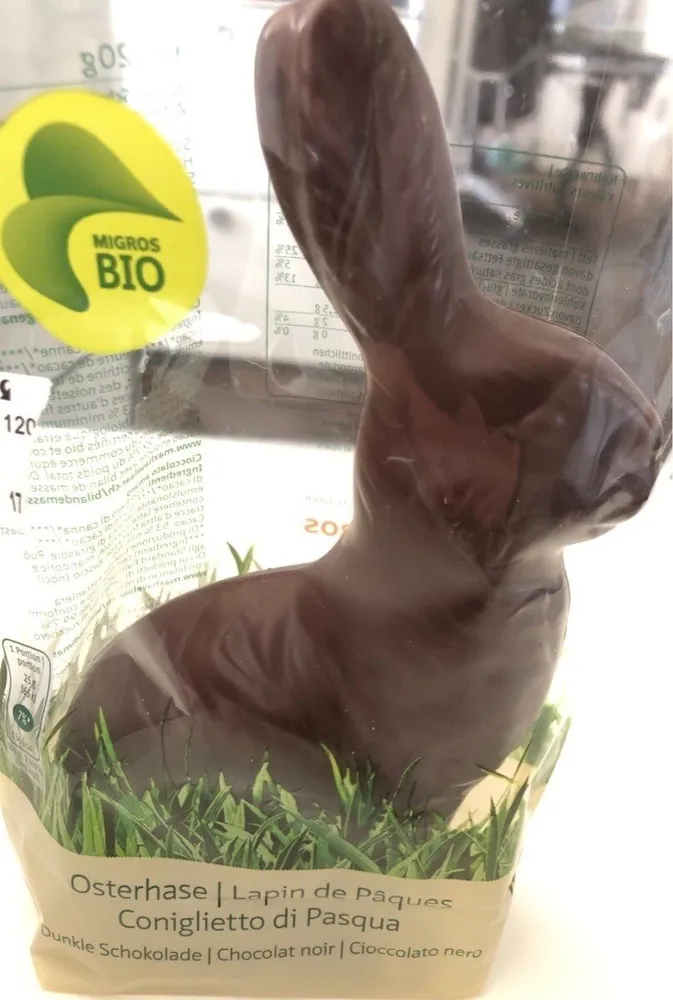 Lapin de Paques noir bio