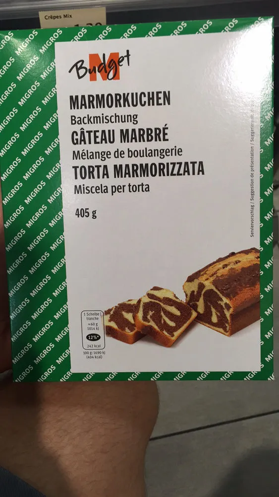 Gâteau Marbré : Mélange de boulangerie