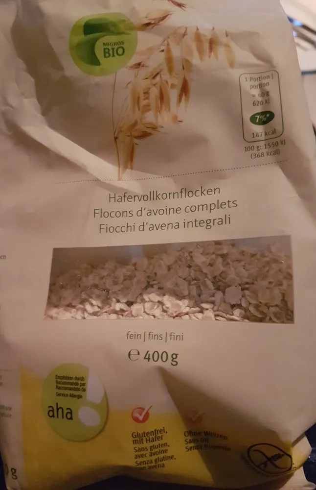 Hafervollkornflocken fein