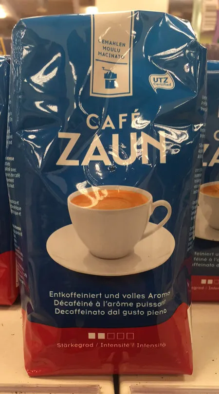 Entkoffeiniertes Kaffeepulver