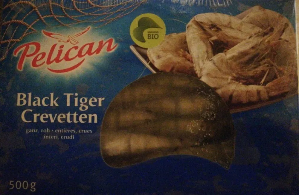 Black tiger crevette