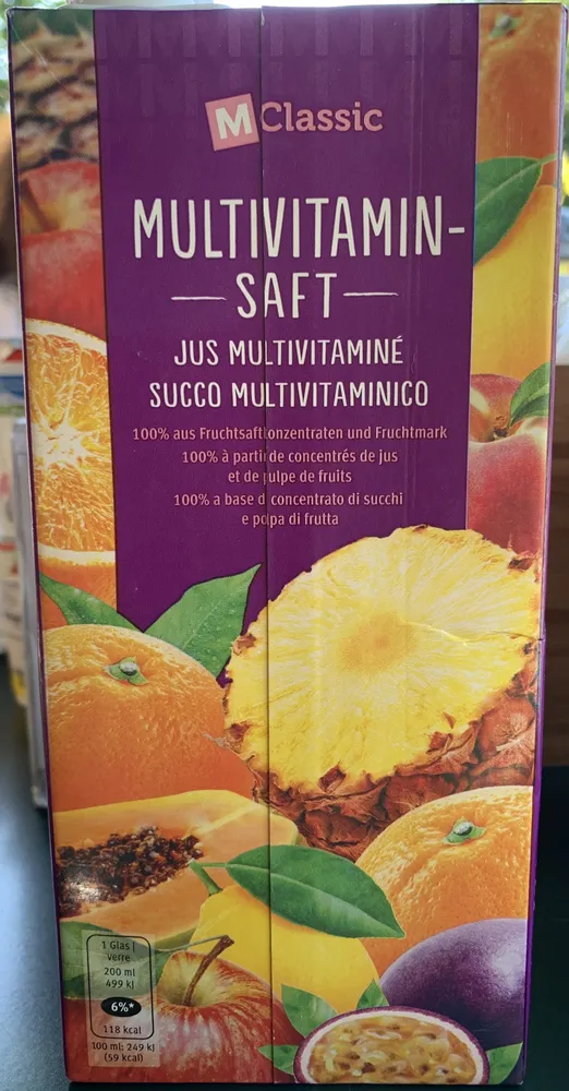 Jus multivitaminé