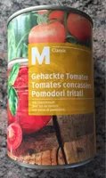 Gehackte Tomaten mit Tomatensaft