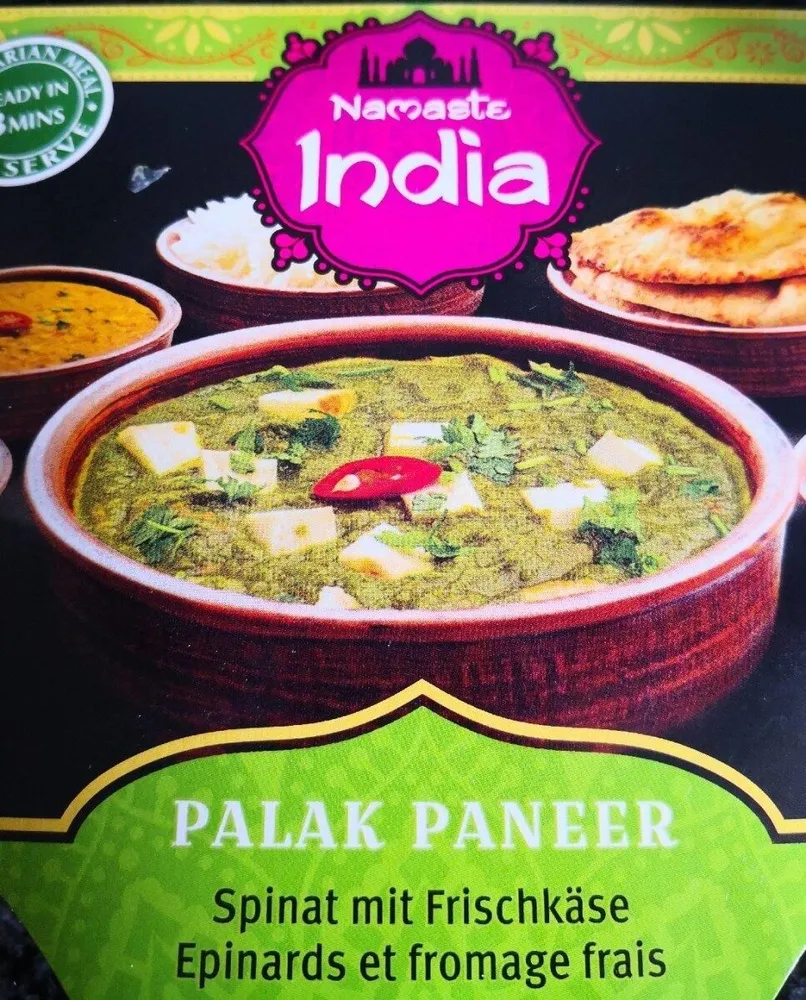 Palak paneer