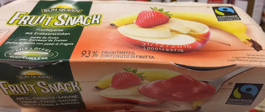 Fruit Snack Pomme Fraise Banane
