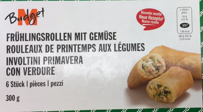 Rouleaux de Printemps aux Légumes