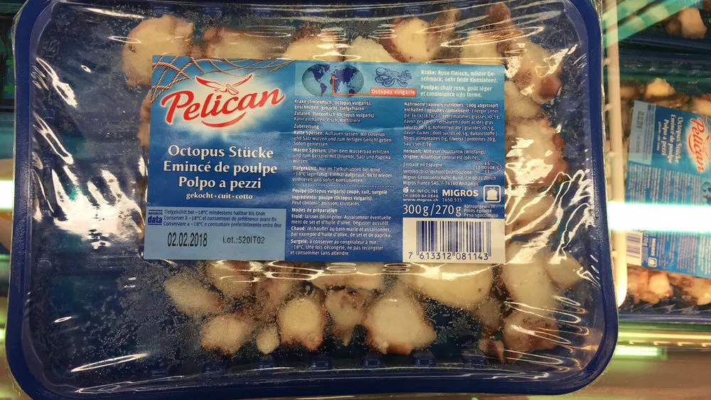 Emincé de poulpe