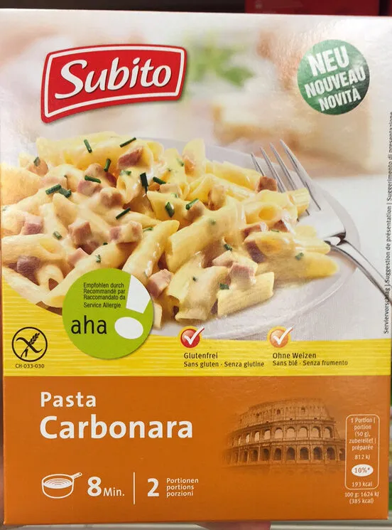 Pasta Carbonara 2 portions