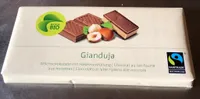 Chocolat au lait fourré Gianduja (Migros)