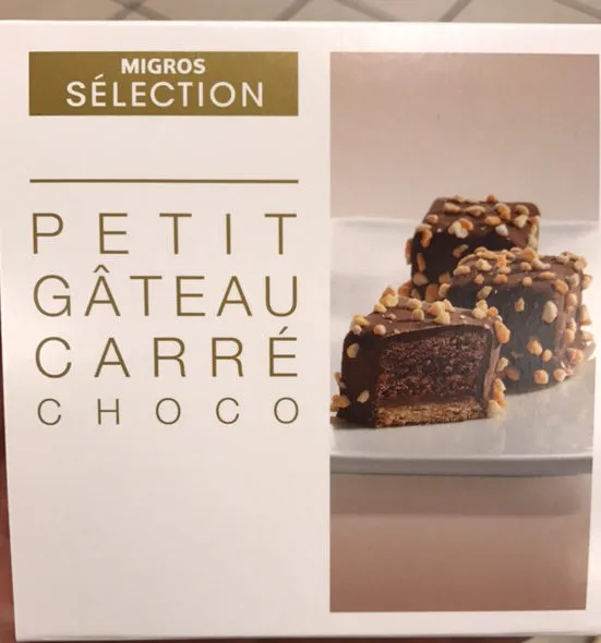 Petit gâteau carré choco
