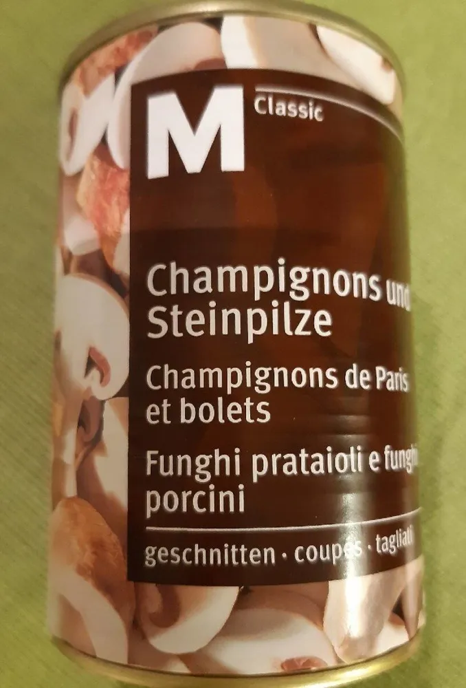 Champignons de Paris et bolets