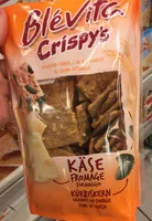 Blévita Crispy's Biscuits avec du fromage et des graines de courge