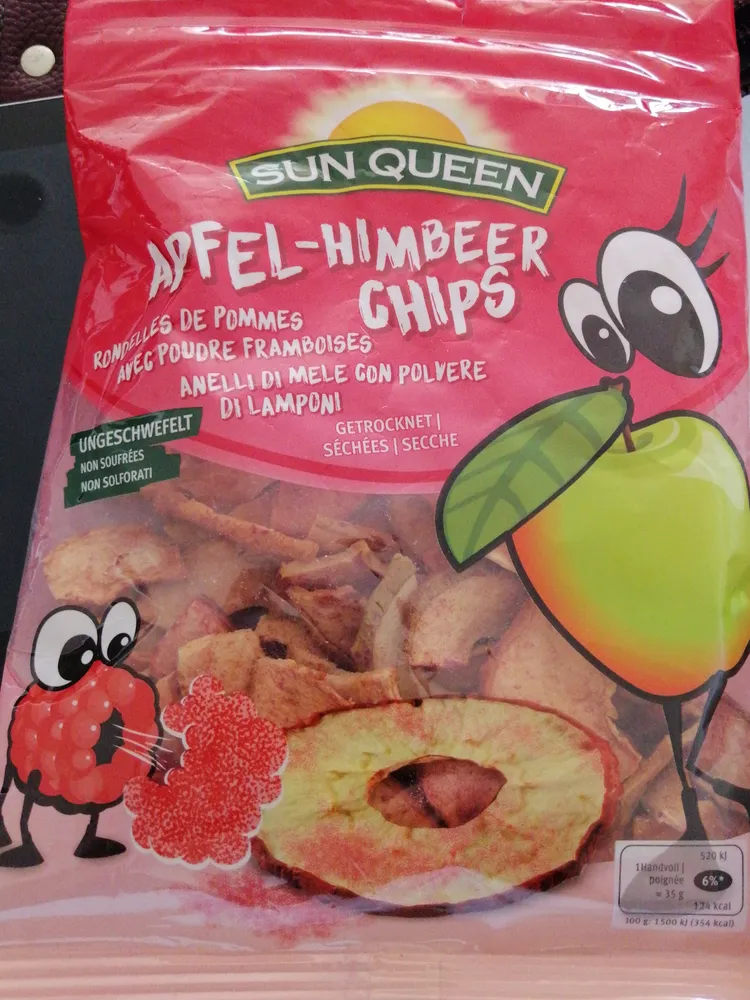 Apfel-Himbeer Chips