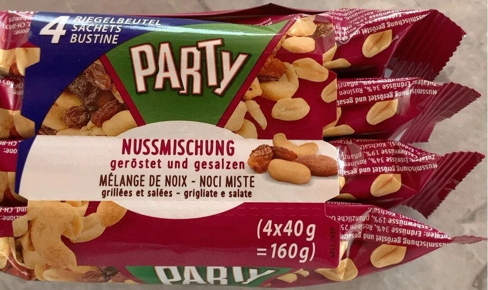Nussmischung geröstet und gesalzen