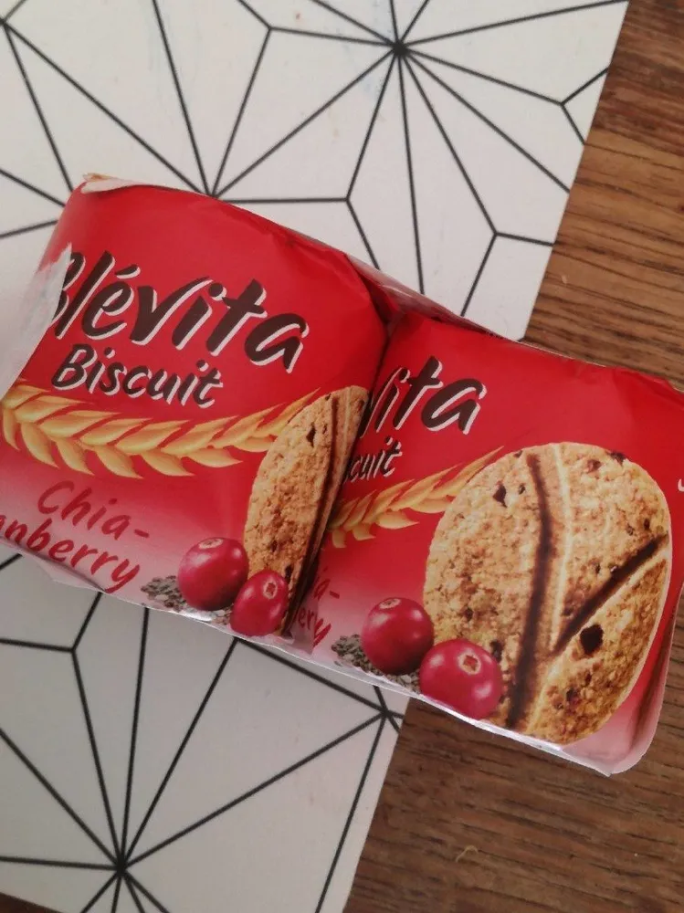 Blévita Biscuit Chia cranberry 4x5pce