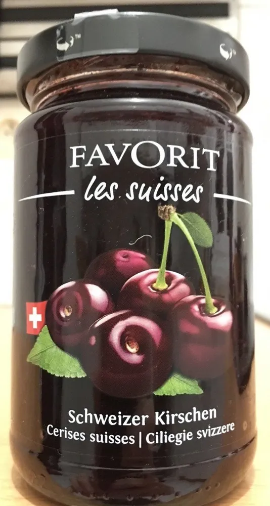Schwarze Kirschen Konfitüre