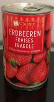 Fraises dans du sirop