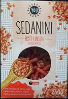Sedanini, lentilles rouges