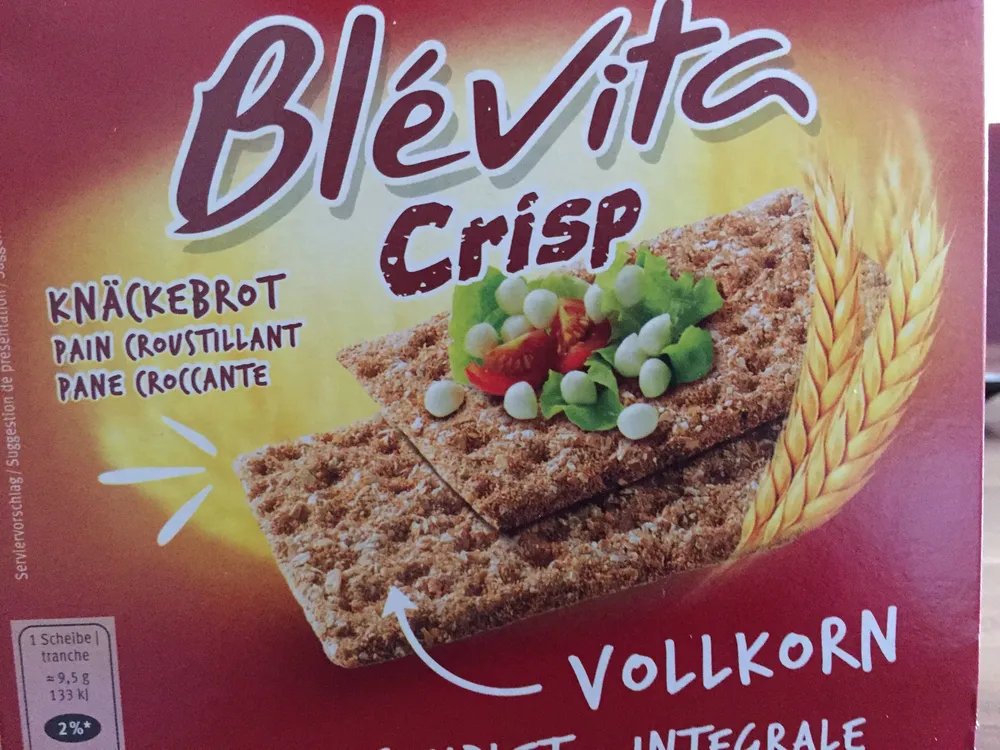 Blévita Crisp Knäckebrot vollkorn