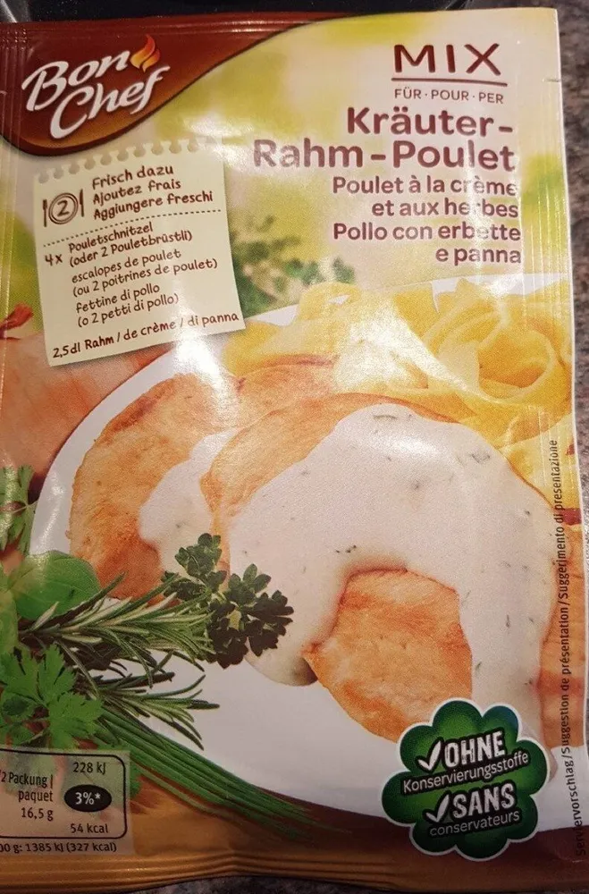 Mix pour poulet à la crème aux herbes