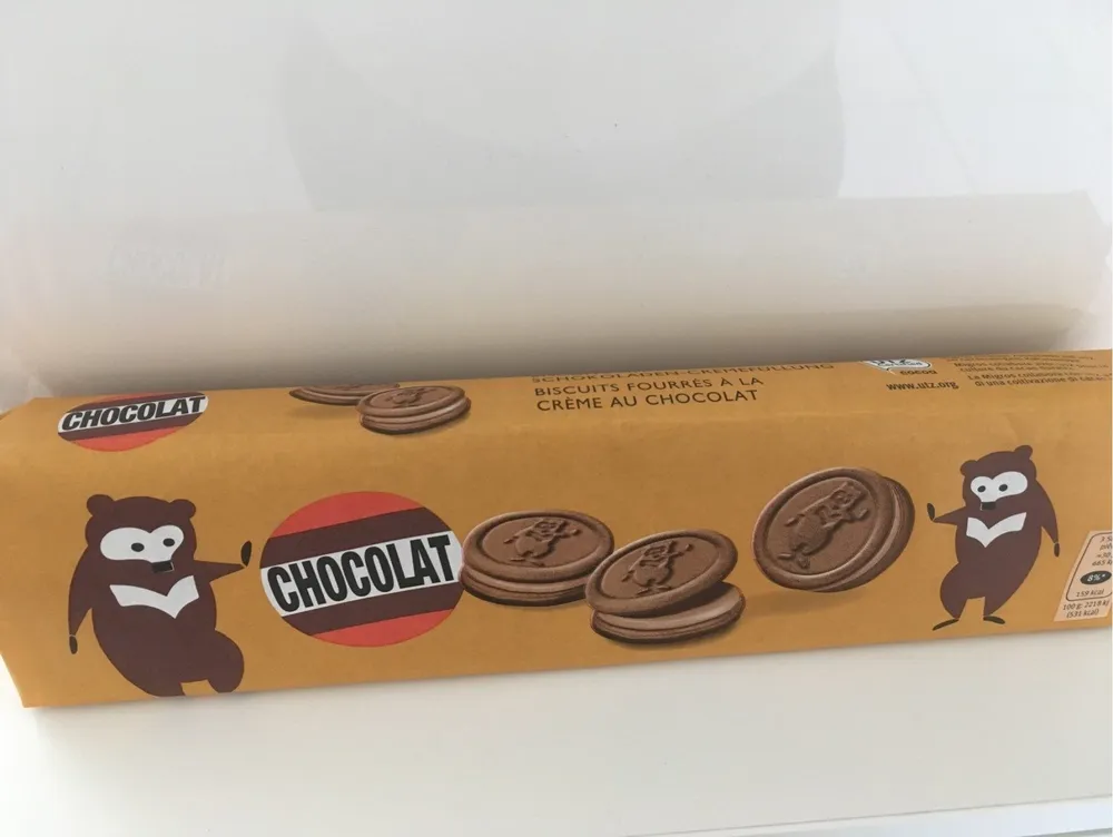 Chocolat Biscuits fourrés à la crème au chocolat