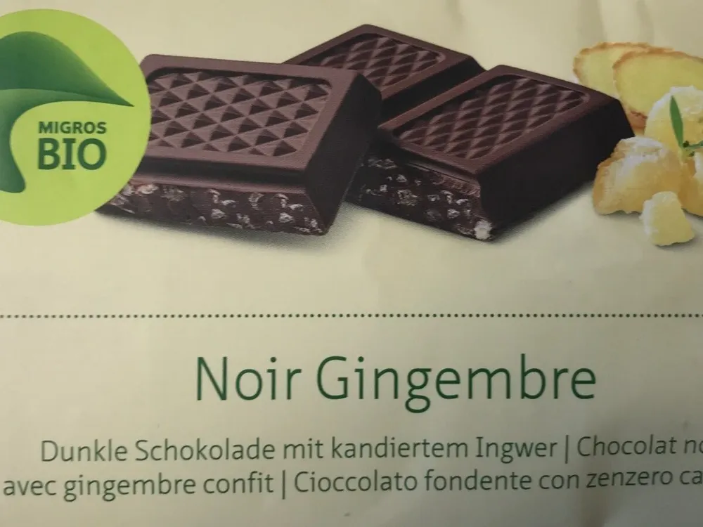Noir Gingembre Migros Bio