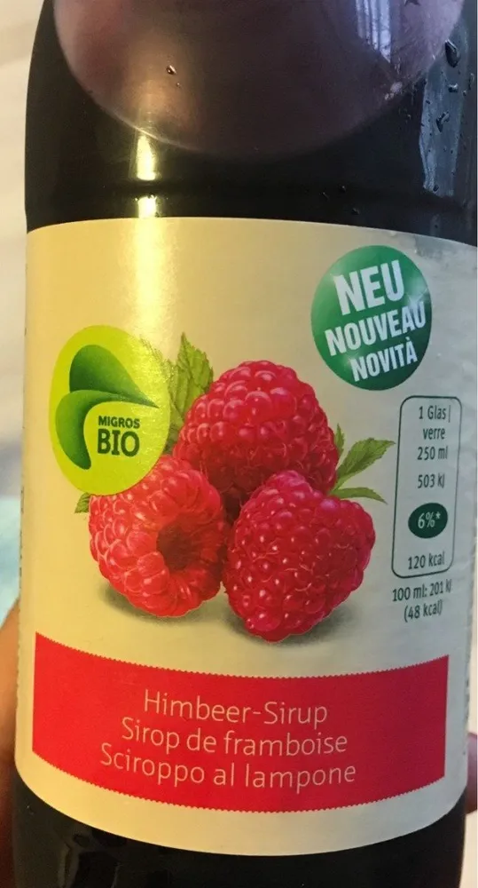 Sirop de framboises