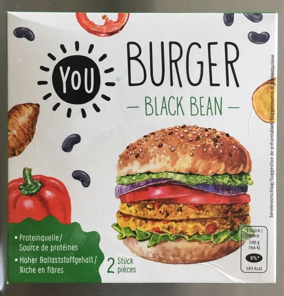 Burger black bean