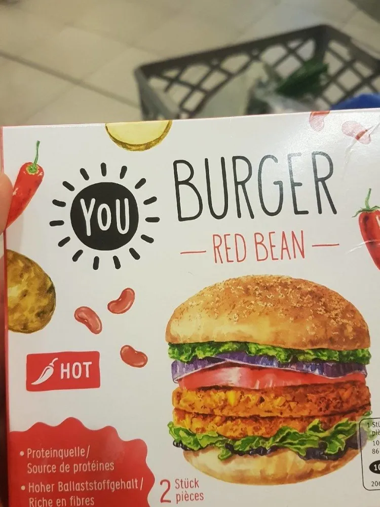Burger red bean