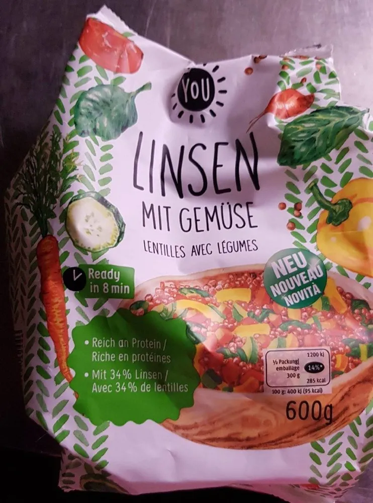 Lentilles aux légumes
