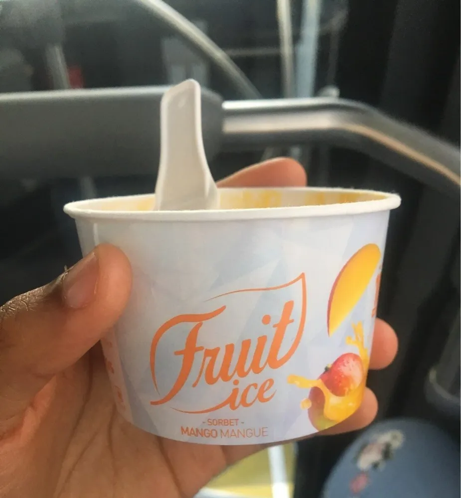 Fruit ice - sorbet - mangue