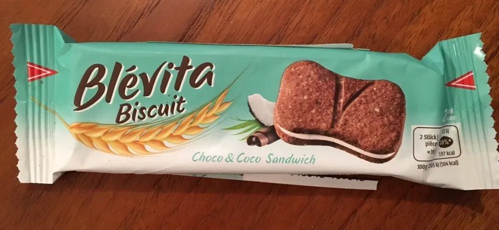 Choco et coco sandwich
