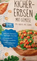 Kicher-Erbsen avec pois chiches