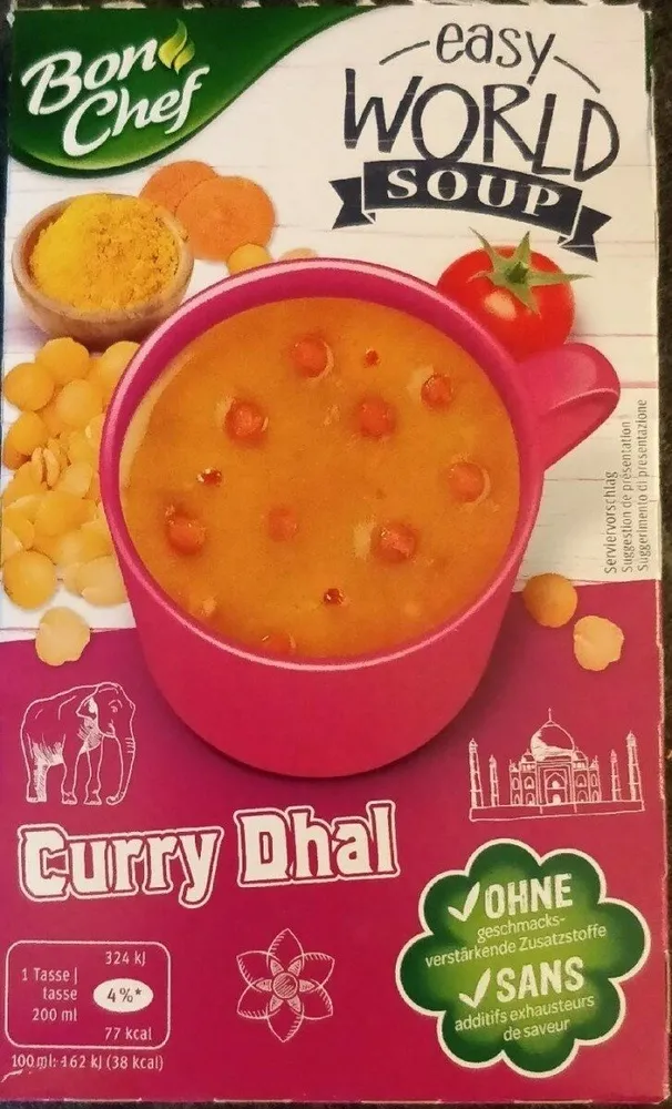 Curry dhal soup